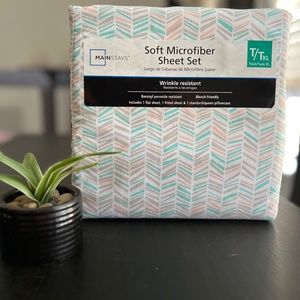 COPY - Mainstays microfiber twin XL sheet set